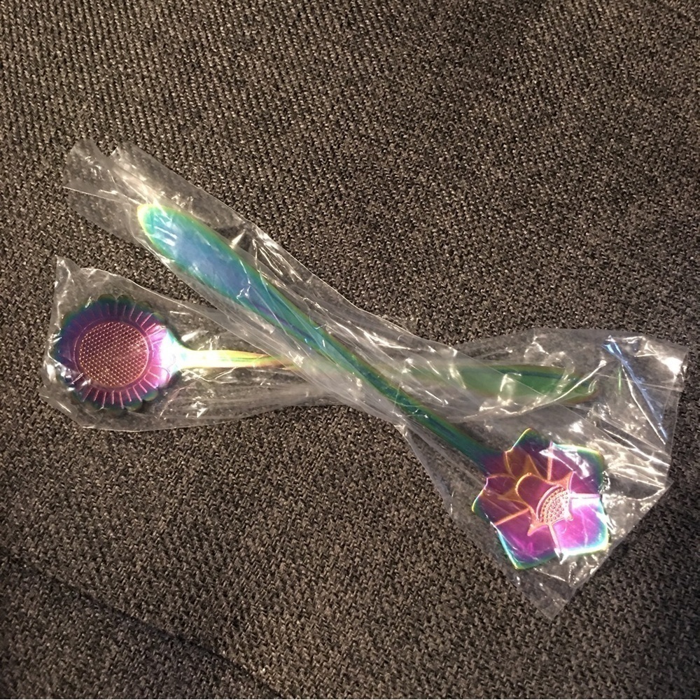 Set/2 Floral Spoons, Multicolor (SUNFLOWER + BALLOON) - Picture 12 of 12